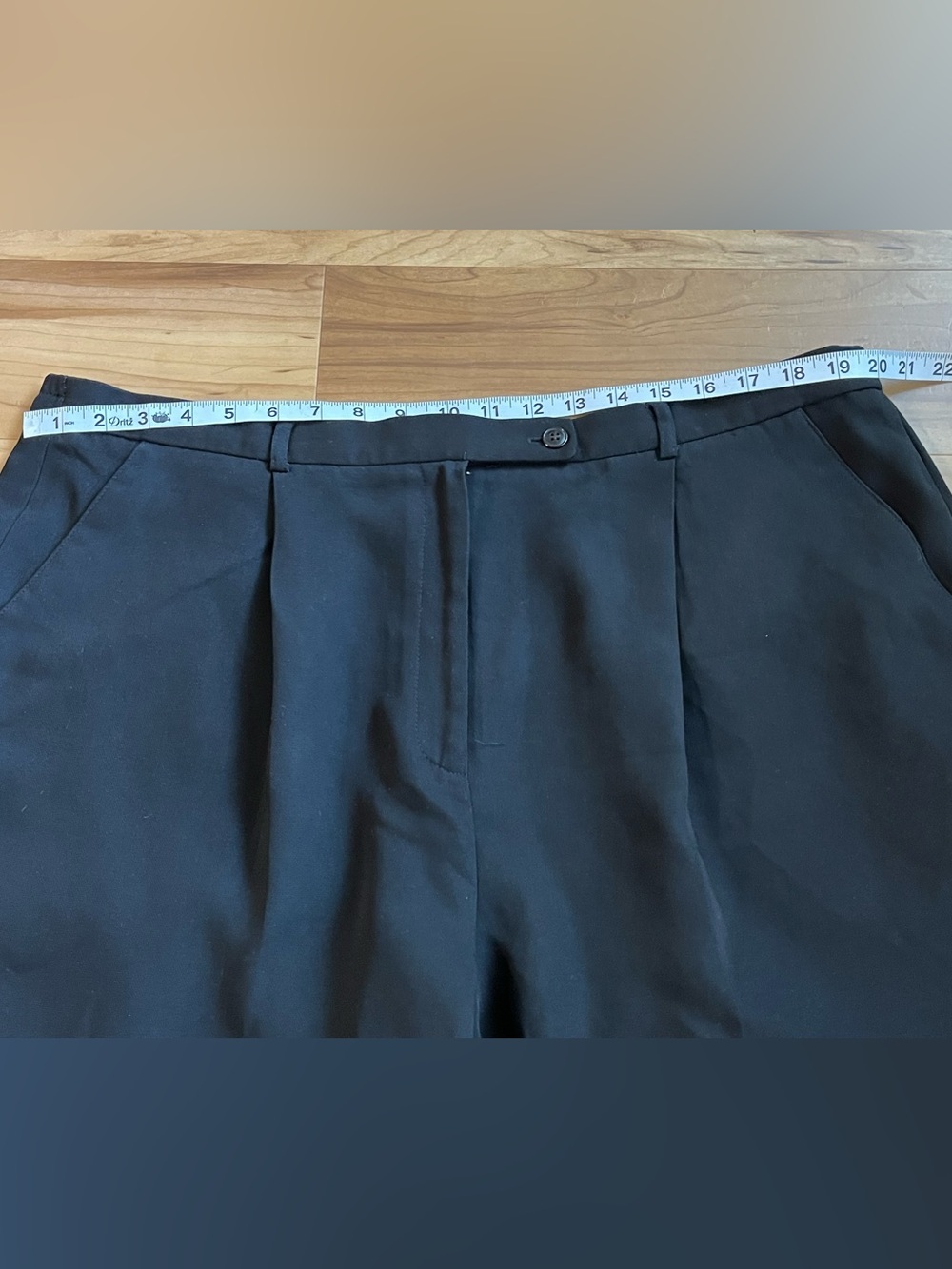 Style & Co Black Dress Pants 18W Elastic Waist Straight Leg Work Career - Picture 9 of 11